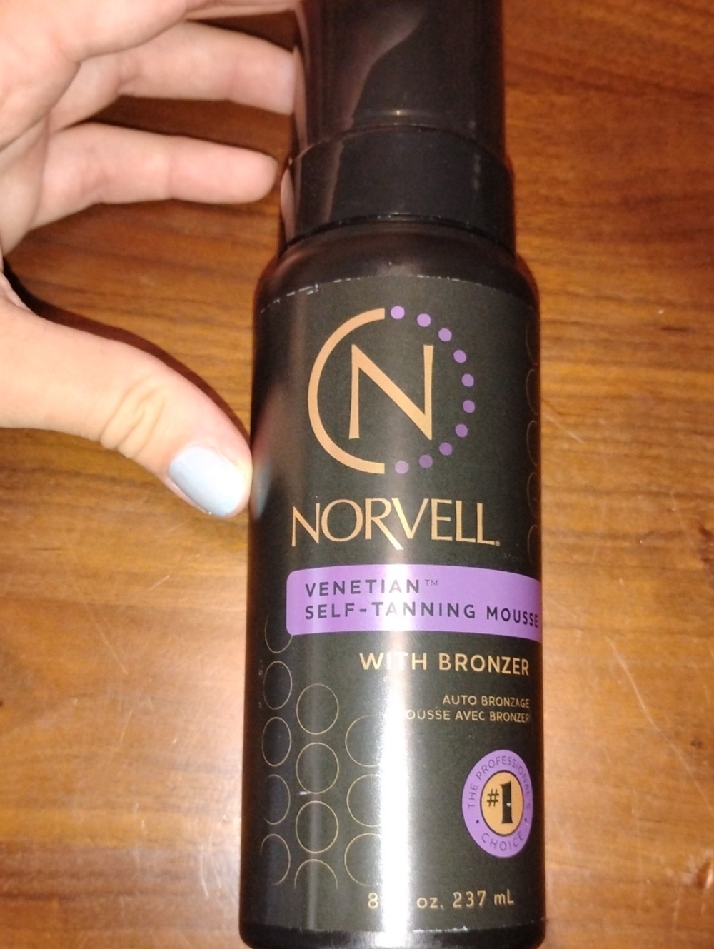 Venetian Self-Tanning Mousse with Bronzer - Purple